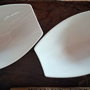 Set Of 2, 10 Strawberry Street Canoe Serving Blowls